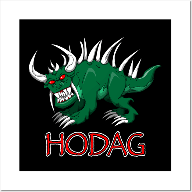 Hodag Wall Art by Wickedcartoons